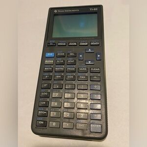 LTexas Instruments TI-82 Graphing Calculator Handheld With Cover